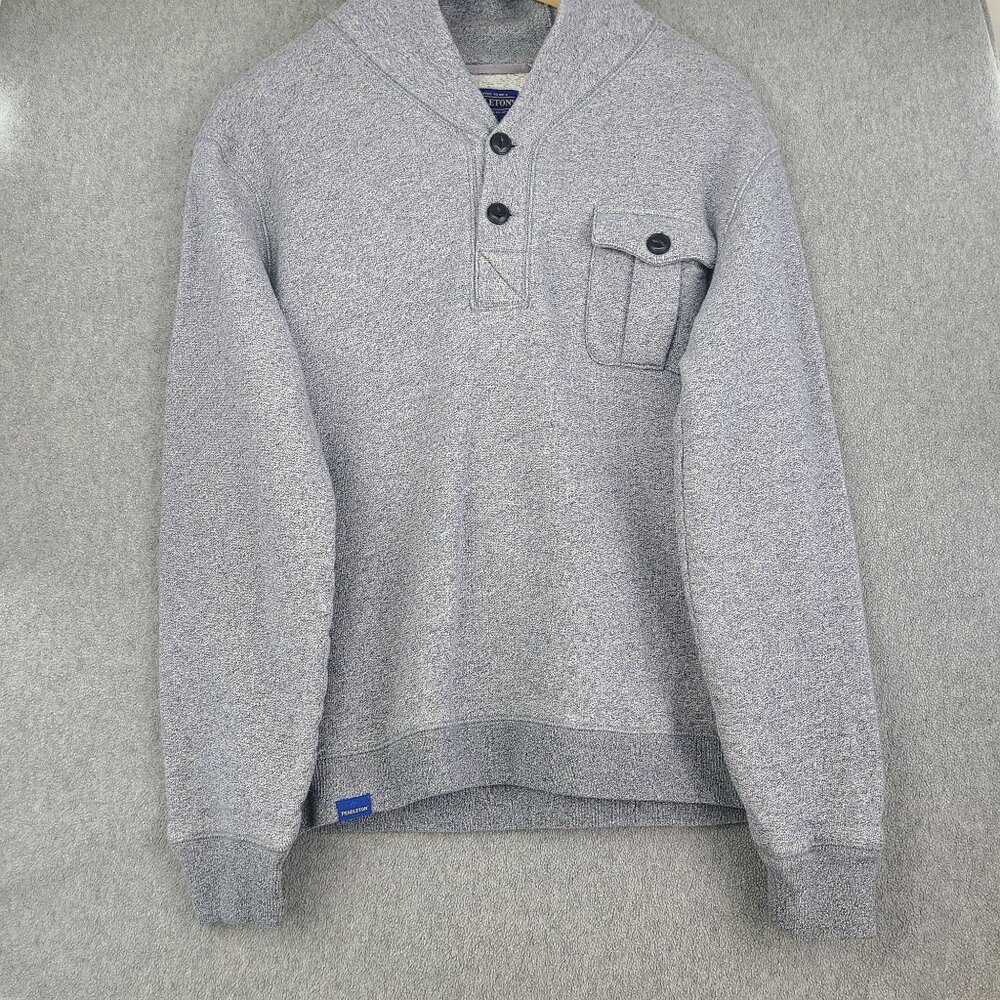 Pendleton Light Gray Pullover Hunter Popover Char… - image 1